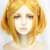 Gold 35cm The Legend Of Zelda: Breath Of The Wild Princess Zelda Cosplay Wig -Cosplay Shopper Store COS 054 01 45