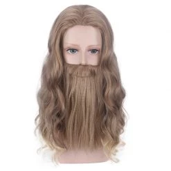 Blonde 50cm Avengers: Endgame Thor Odinson Cosplay Wig