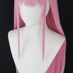 Pink 100cm Virtual YouTuber Mori Calliope Cosplay Wig -Cosplay Shopper Store COS 055 02 73
