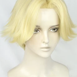 Gold 30cm Tokyo Revengers Seishu Inui Cosplay Wig -Cosplay Shopper Store COS 056 01 126