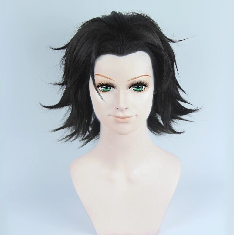 Black 30cm Bakumatsu Rock Toshizo Hijikata Cosplay Wig 3 Black 30cm Bakumatsu Rock Toshizo Hijikata Cosplay Wig