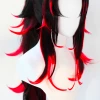 Black And Red 85cm Demon Slayer: Kimetsu No Yaiba Kokushibo Cosplay Wig -Cosplay Shopper Store COS 056 01 52
