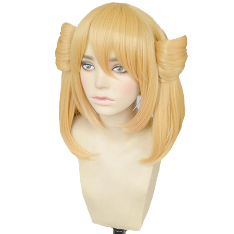 Yellow 40cm Clockwork Planet Marie Bell Breguet Cosplay Wig 4 Yellow 40cm Clockwork Planet Marie Bell Breguet Cosplay Wig - Image 2