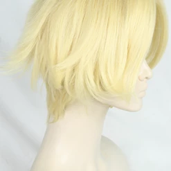 Gold 30cm Tokyo Revengers Seishu Inui Cosplay Wig -Cosplay Shopper Store COS 056 02 80