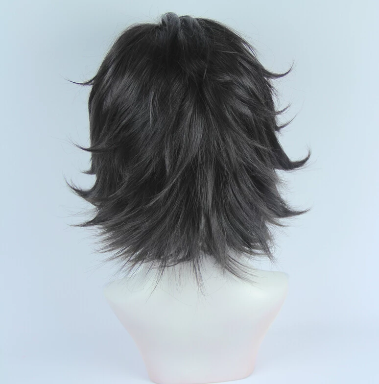 Black 30cm Bakumatsu Rock Toshizo Hijikata Cosplay Wig 6 Black 30cm Bakumatsu Rock Toshizo Hijikata Cosplay Wig - Image 4