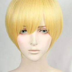 Gold 30cm ACCA: 13-Territory Inspection Dept. Jean Otus Cosplay Wig