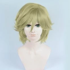 Blonde 30cm Bakumatsu Rock Yoshinobu Tokugawa Cosplay Wig