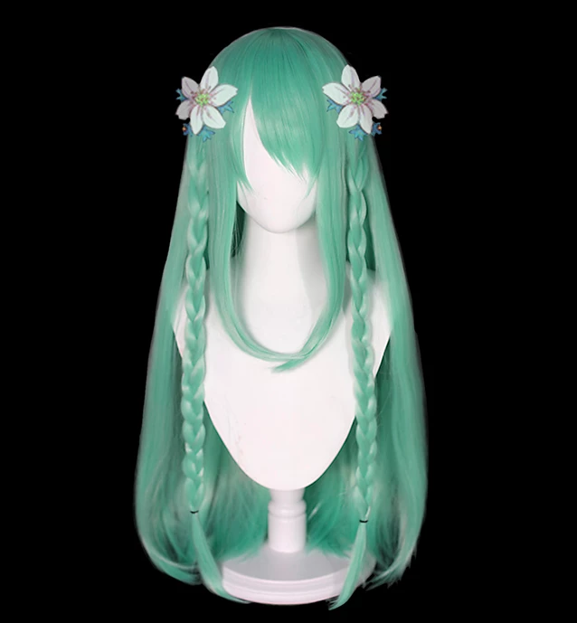 Green 80cm Princess Connect! Re:Dive Chika Misumi Cosplay Wig 3 Green 80cm Princess Connect! Re:Dive Chika Misumi Cosplay Wig