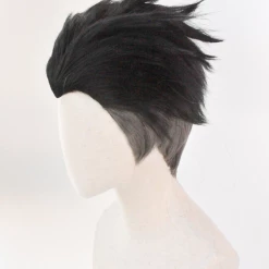 Black And Grey 30cm Demon Slayer: Kimetsu No Yaiba Gyomei Himejima Cosplay Wig -Cosplay Shopper Store COS 058 02 25