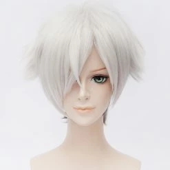 Silver And Grey 30cm Death Parade Decim Cosplay Wig