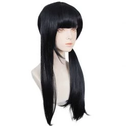 Black 70cm Assault Lily Bouquet Wang Yujia Cosplay Wig