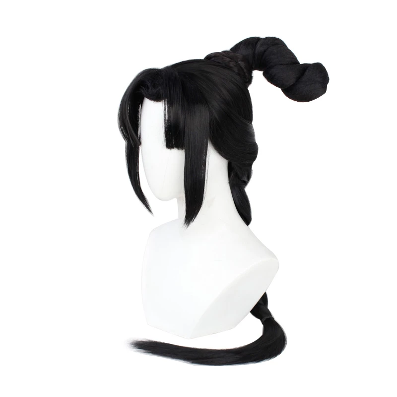 Black 90cm Identity V Geisha Michiko Manchurian Crane Cosplay Wig 3 Black 90cm Identity V Geisha Michiko Manchurian Crane Cosplay Wig