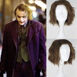 30cm Brown Batman The Dark Knight The Joker Cosplay Wig