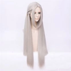 Grey 100cm Fire Emblem: Three Houses Edelgard Von Fresberg Cosplay Wig -Cosplay Shopper Store COS 060 02 18