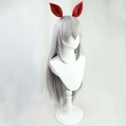 Silver 85cm Uma Musume Pretty Derby Tamamo Cross Cosplay Wig 8 Silver 85cm Uma Musume Pretty Derby Tamamo Cross Cosplay Wig -Cosplay Shopper Store COS 060 02 59
