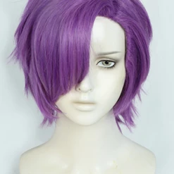 Purple 35cm Ensemble Stars Undead Otogari Adonis Cosplay Wig