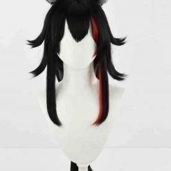 110cm Virtual YouTuber Ookami Mio Cosplay Wig