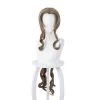 Brown 90cm Final Fantasy VII Remake Aerith Gainsborough Cosplay Wig -Cosplay Shopper Store COS 061 01 50