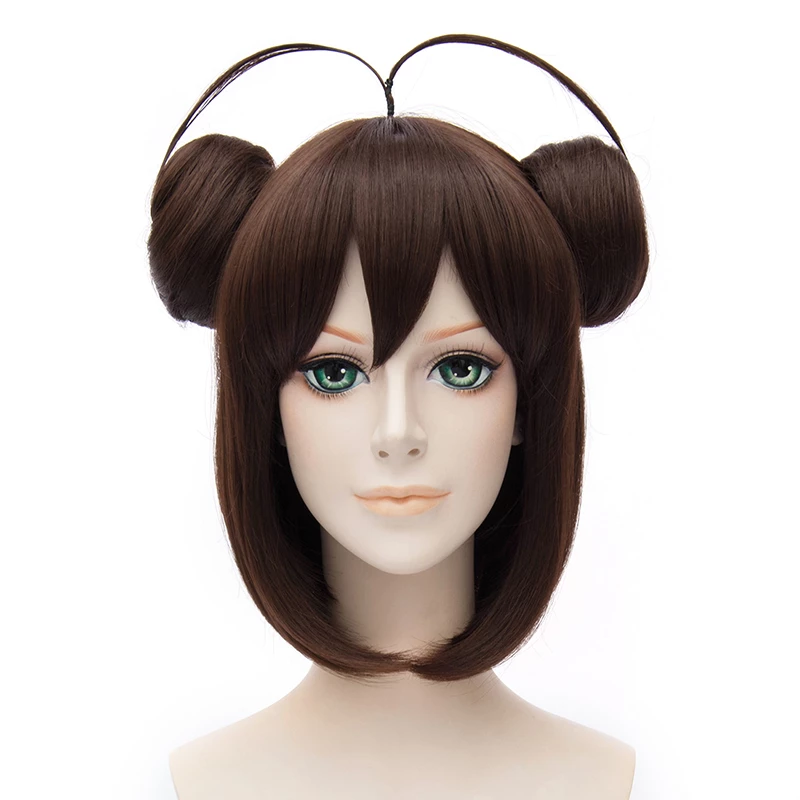 Brown 30cm Kantai Collection Naka Cosplay Wig 3 Brown 30cm Kantai Collection Naka Cosplay Wig