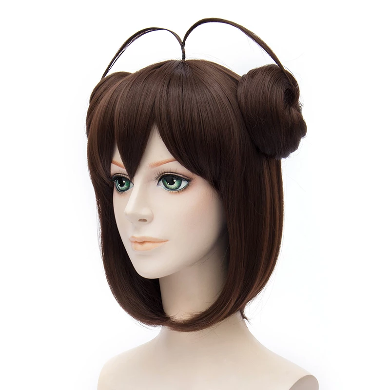 Brown 30cm Kantai Collection Naka Cosplay Wig 4 Brown 30cm Kantai Collection Naka Cosplay Wig - Image 2