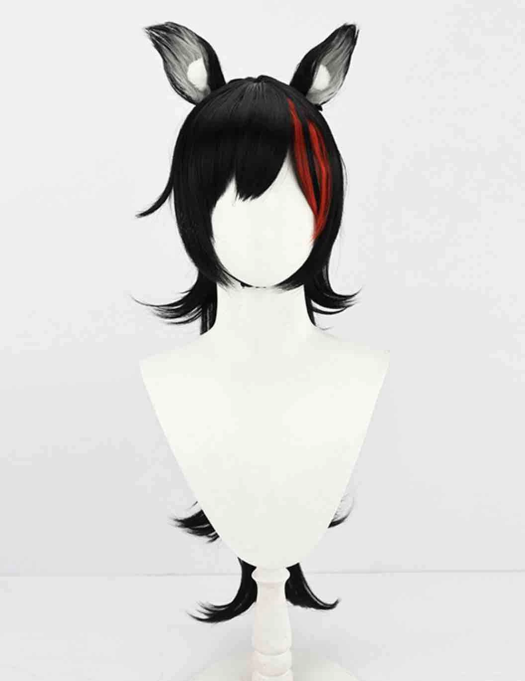 85cm Virtual YouTuber Ookami Mio Cosplay Wig 3 85cm Virtual YouTuber Ookami Mio Cosplay Wig