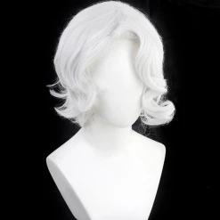 White 35cm Helltaker Zdrada Cosplay Wig