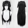 Black 80cm Mo Dao Zu Shi Jiang Yanli Cosplay Wig Version 4