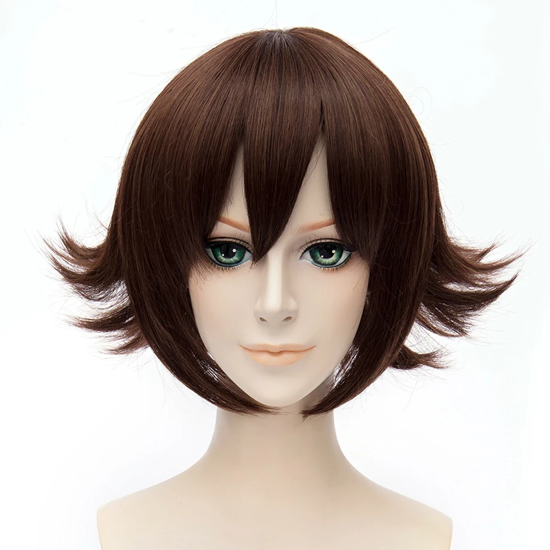 Brown 30cm Kantai Collection Mutsu Cosplay Wig 3 Brown 30cm Kantai Collection Mutsu Cosplay Wig