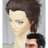 Brown 30cm Final Fantasy XV Gladiolus Amicitia Cosplay Wig