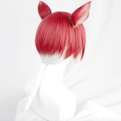 Red And Silver 50cm Final Fantasy XIV The Crystal Exarch Cosplay Wig -Cosplay Shopper Store COS 064 02 21