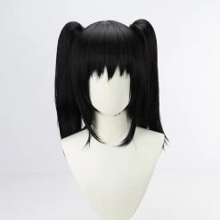 Black 40cm Utawarerumono: Mask Of Truth Nekone Cosplay Wig