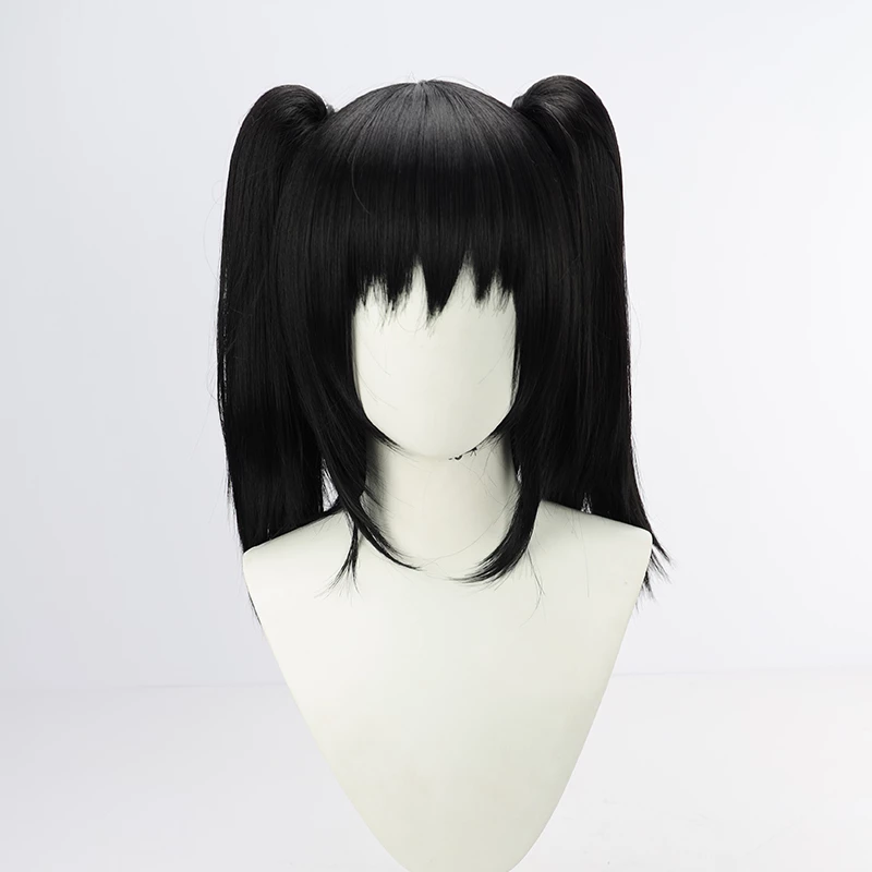 Black 40cm Utawarerumono: Mask Of Truth Nekone Cosplay Wig 4 Black 40cm Utawarerumono: Mask Of Truth Nekone Cosplay Wig - Image 2