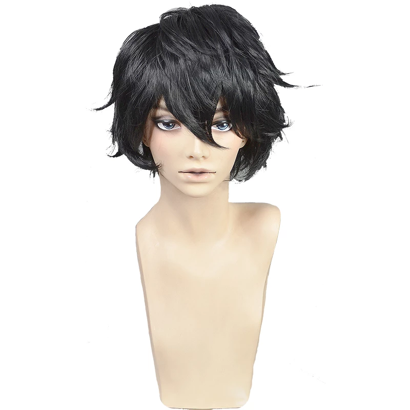 Black 30cm Stand My Heroes: Piece Of Truth Aoyama Itsuki Cosplay Wig 3 Black 30cm Stand My Heroes: Piece Of Truth Aoyama Itsuki Cosplay Wig
