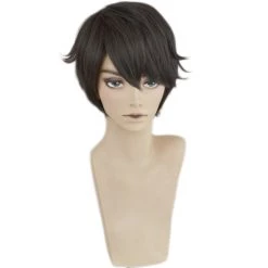 Brown 30cm Stand My Heroes: Piece Of Truth Seki Daisuke Cosplay Wig