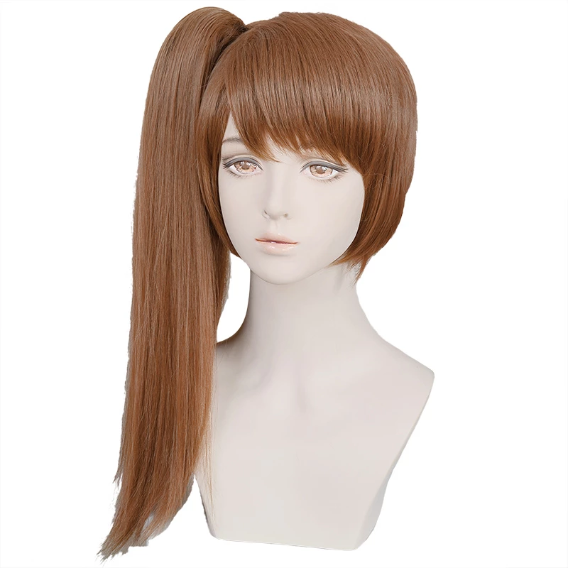 Brown 60cm Magia Record: Puella Magi Madoka Magica Side Story Tsuruno Yui Cosplay Wig 4 Brown 60cm Magia Record: Puella Magi Madoka Magica Side Story Tsuruno Yui Cosplay Wig - Image 2