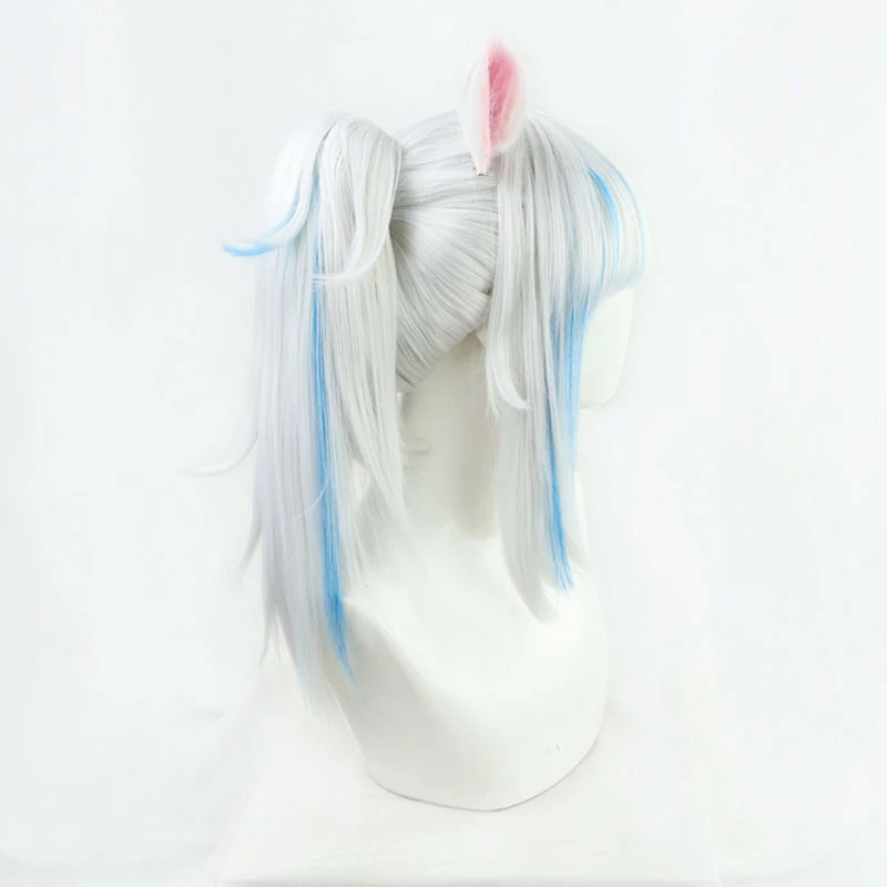 40cm Virtual YouTuber Gawr Gura Cosplay Wig 5 40cm Virtual YouTuber Gawr Gura Cosplay Wig - Image 3
