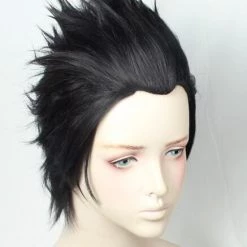 Black 30cm Overwatch Genji Cosplay Wig