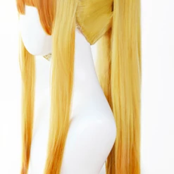 Yellow And Red 80cm Demon Slayer: Kimetsu No Yaiba Zenitsu Agatsuma Cosplay Wig -Cosplay Shopper Store COS 067 02 13