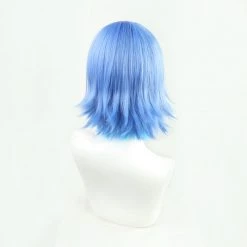 Blue 30cm Virtual YouTuber Nishizono Chigusa Cosplay Wig -Cosplay Shopper Store COS 067 03 26