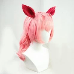 Pink 45cm Uma Musume Pretty Derby Haru Urara Cosplay Wig 8 Pink 45cm Uma Musume Pretty Derby Haru Urara Cosplay Wig -Cosplay Shopper Store COS 068 02 32