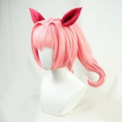Pink 45cm Uma Musume Pretty Derby Haru Urara Cosplay Wig 9 Pink 45cm Uma Musume Pretty Derby Haru Urara Cosplay Wig -Cosplay Shopper Store COS 068 03 17