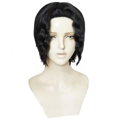Black 35cm Demon Slayer: Kimetsu No Yaiba Muzan Kibutsuji Cosplay Wig -Cosplay Shopper Store COS 069 01 20 1