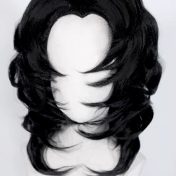 Black 35cm Demon Slayer: Kimetsu No Yaiba Rui Cosplay Wig -Cosplay Shopper Store COS 069 01 26 1