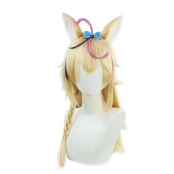 Gold 60cm Virtual YouTuber Omaru Polka Cosplay Wig -Cosplay Shopper Store COS 069 01 75 1