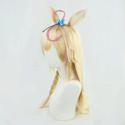 Gold 60cm Virtual YouTuber Omaru Polka Cosplay Wig -Cosplay Shopper Store COS 069 02 30