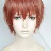 Red Brown 30cm Welcome To The Ballroom Kiyoharu Hyodo Cosplay Wig