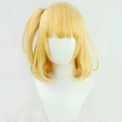 Gold 35cm Virtual YouTuber Watson Amelia Cosplay Wig -Cosplay Shopper Store COS 071 01 77 1