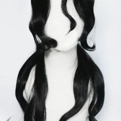 Black 80cm Demon Slayer: Kimetsu No Yaiba Muzan Kibutsuji Cosplay Wig