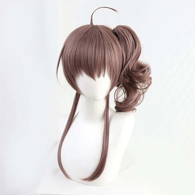 Brown 60cm Virtual YouTuber Natsuiro Matsuri Cosplay Wig 4 Brown 60cm Virtual YouTuber Natsuiro Matsuri Cosplay Wig - Image 2