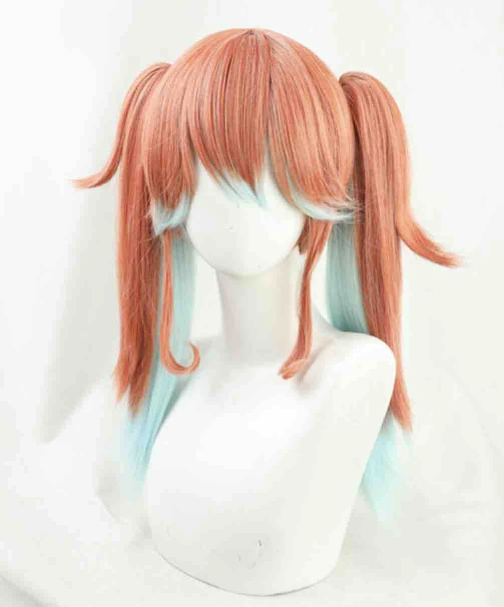 40cm Virtual YouTuber Takanashi Kiara Ponytail Cosplay Wig 4 40cm Virtual YouTuber Takanashi Kiara Ponytail Cosplay Wig - Image 2